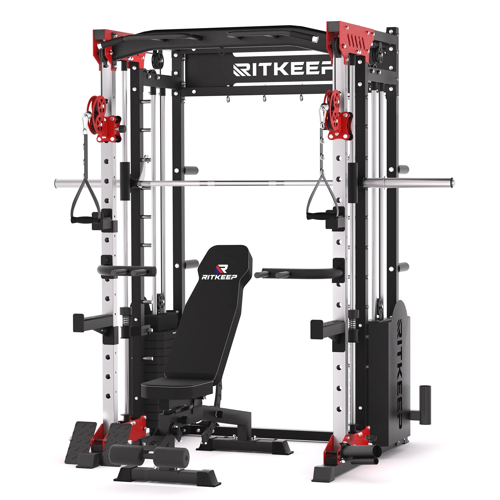 PMAX 5600 Home Gym Smith Machine - Integrated Weight System
