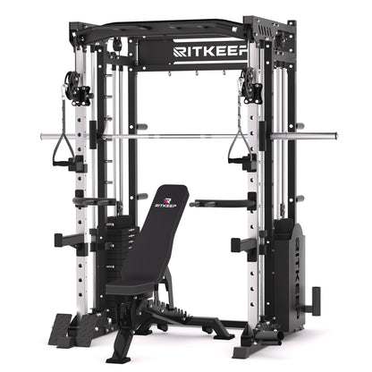 PMAX 5600 Home Gym Smith Machine - Integrated Weight System