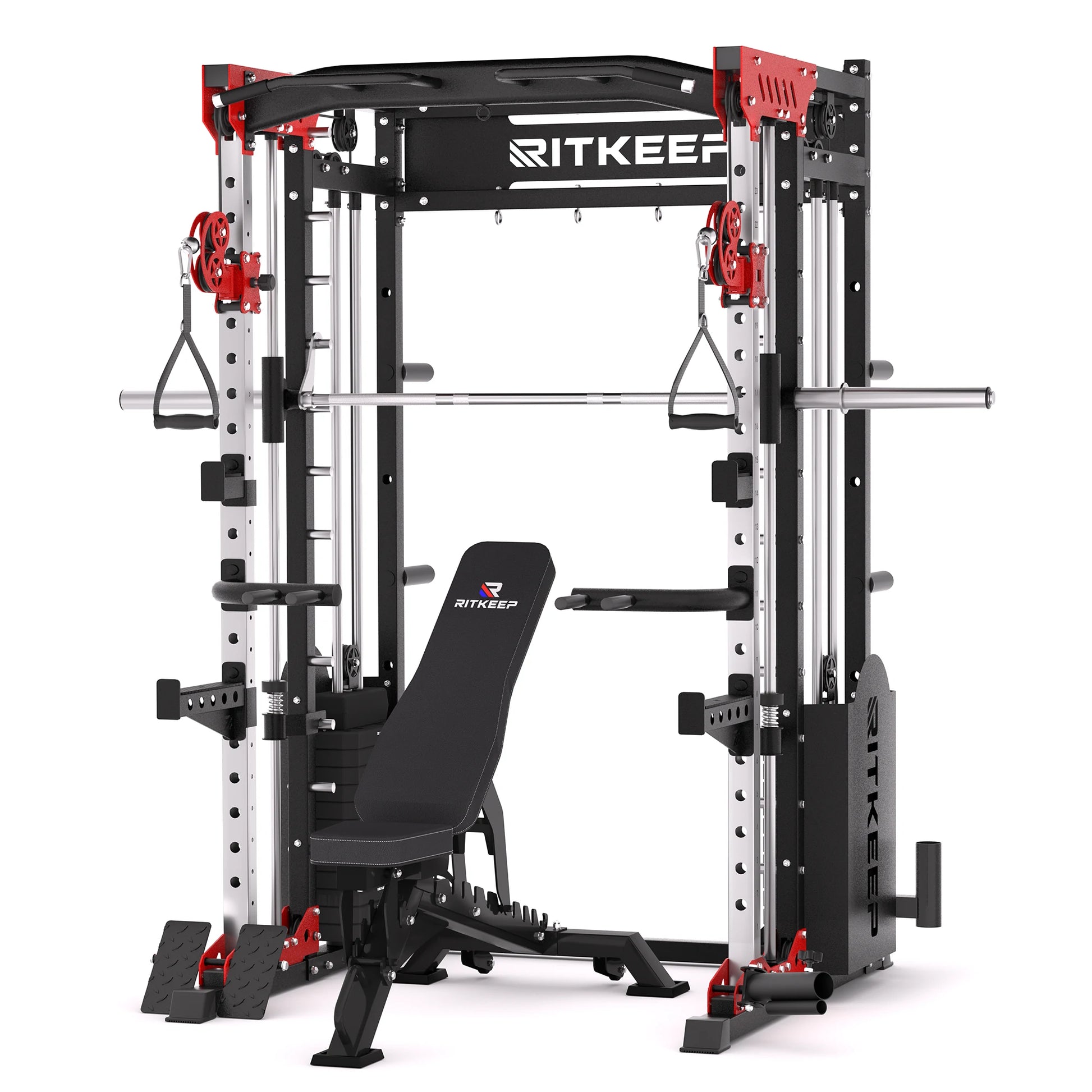 PMAX 5600 Home Gym Smith Machine - Integrated Weight System
