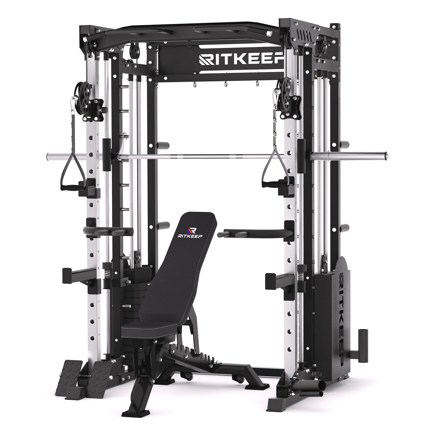 PMAX 5600 Home Gym Smith Machine - Integrated Weight System